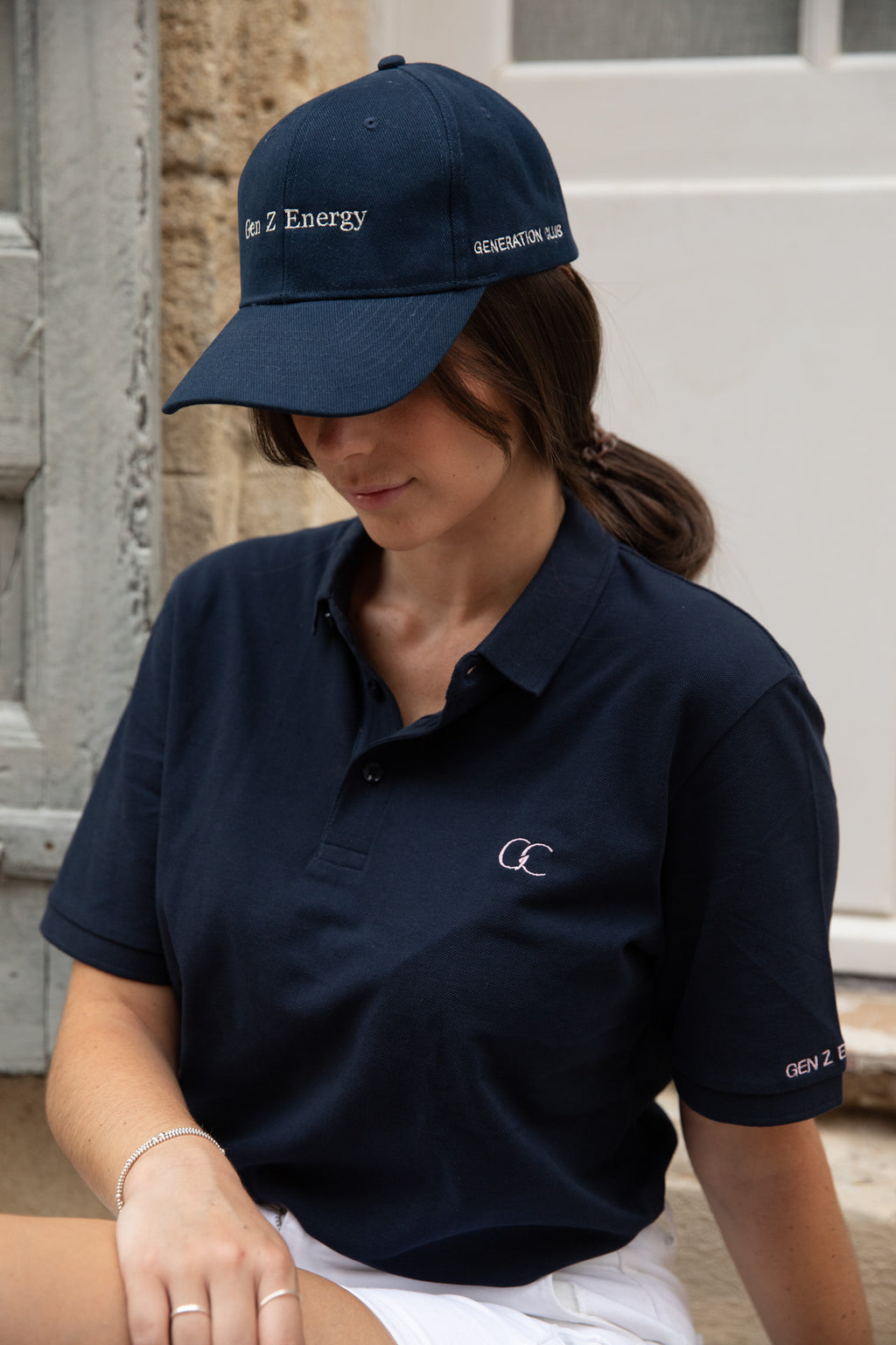 Casquette Brodée en France Bleu Marine – Gen Z Energy