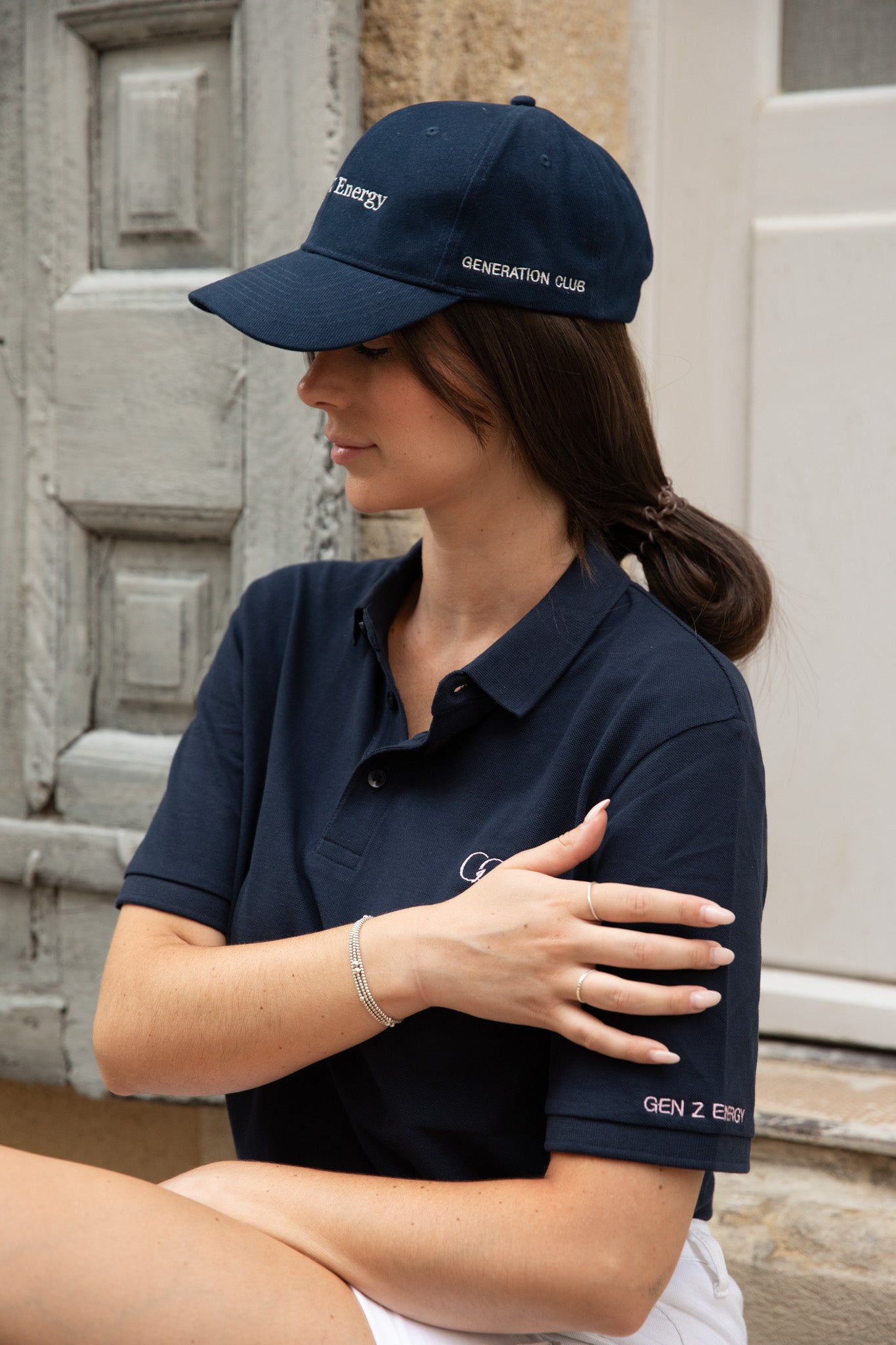 Casquette Brodée en France Bleu Marine – Gen Z Energy