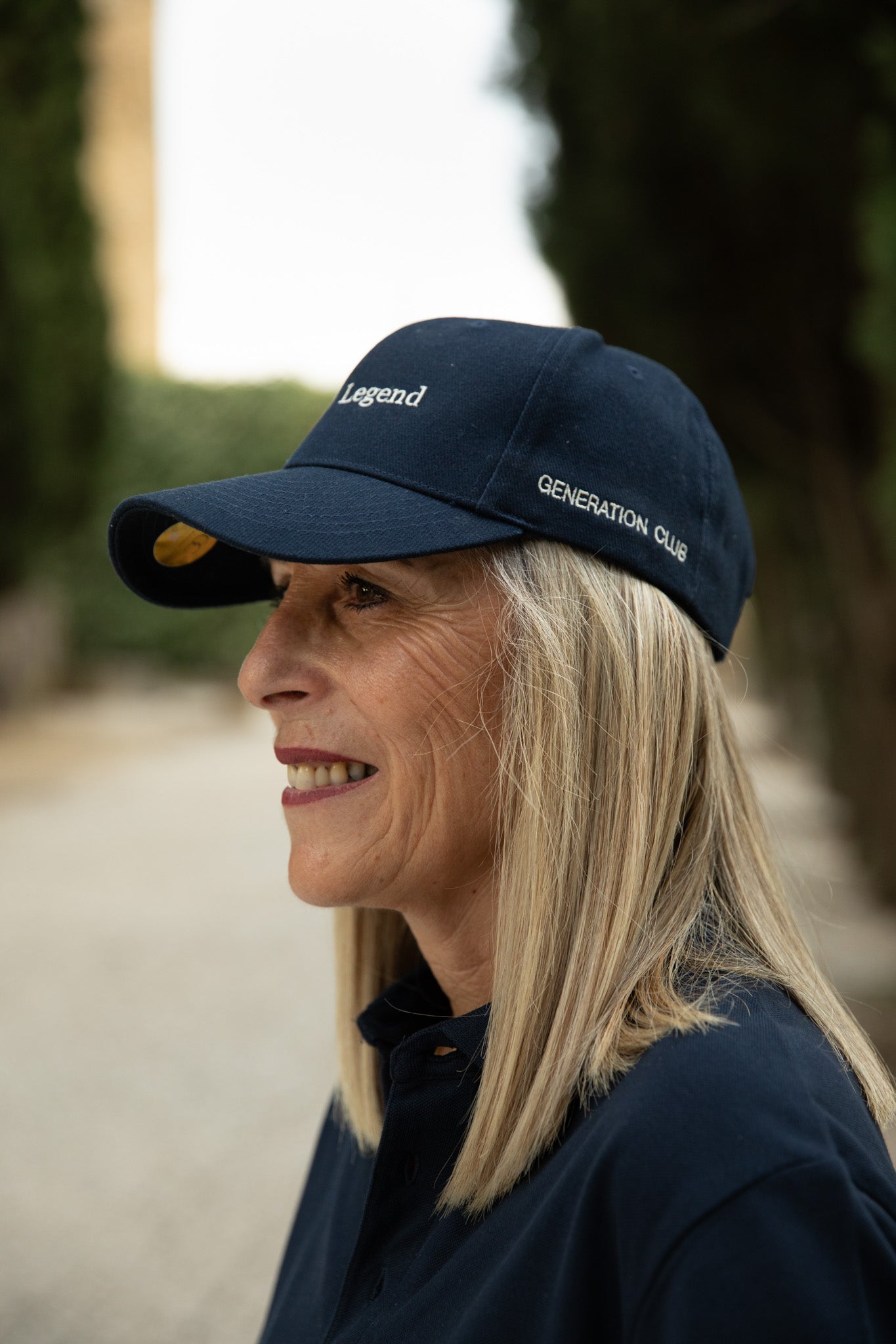 Casquette Brodée en France Bleu Marine – Boomer Legend