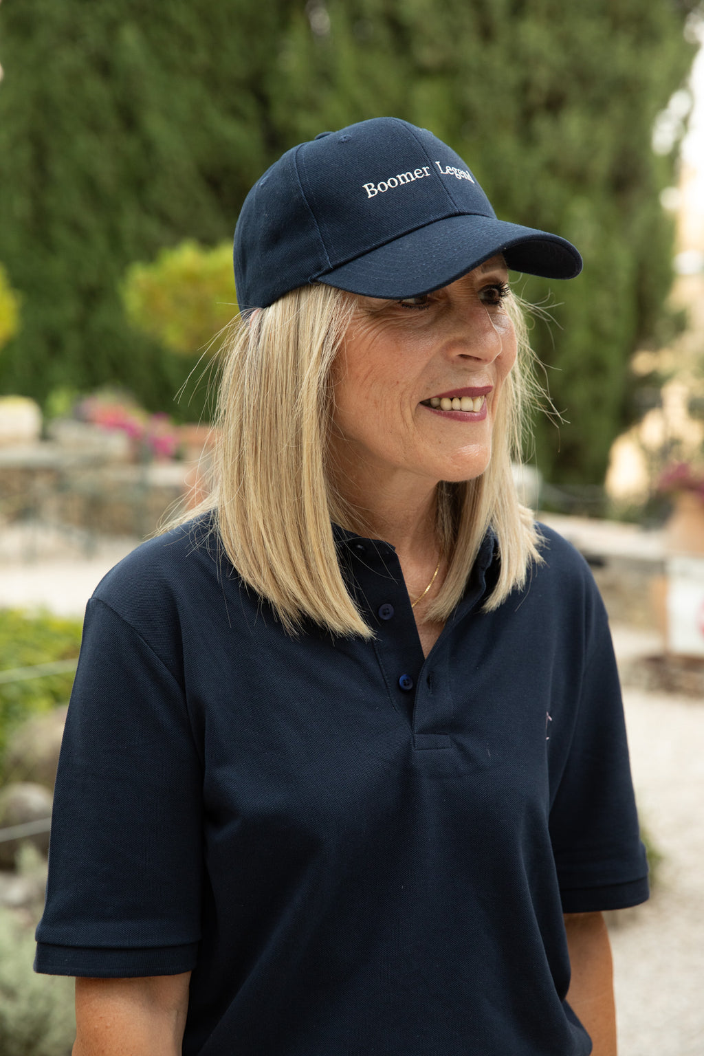 Casquette Brodée en France Bleu Marine – Boomer Legend