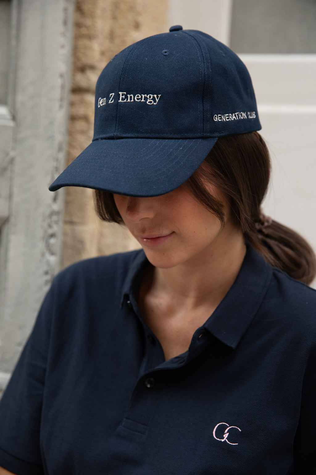 Casquette Brodée en France Bleu Marine – Gen Z Energy