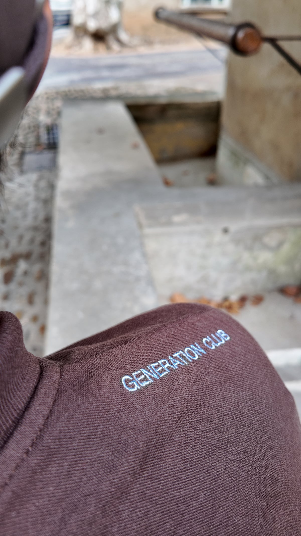 Polo manches longues Chocolat & Bleu – Génération Club
